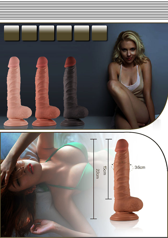  Địa chỉ bán Dương vật giả silicon Lovetoy 8.5 inch có đế hít tường không rung hàng mới về