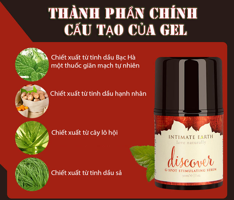  Nơi bán Gel bôi trơn kích thích điểm G Intimate Organics Discover G-Spot Gel tốt nhất