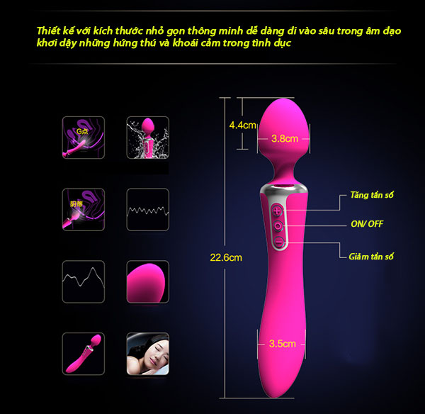  Review Dụng cụ kích thích điểm G rung 2 đầu tốt nhất