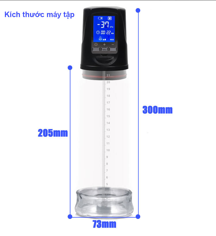  Review Máy tập to dương vật bơm hút sạc điện LCD giá sỉ