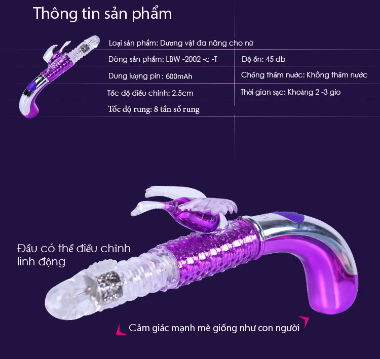  Shop bán Dương Vật Giả Đa Năng LIBO Cong cao cấp
