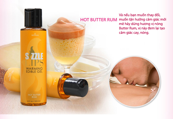  Bỏ sỉ Gel mát xa làm nóng cơ thể nếm được Sensuva Sizzle Lips nhập khẩu
