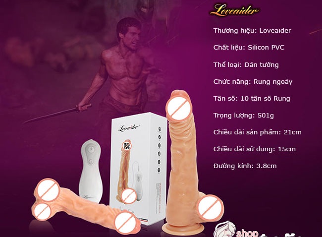  Mua Dương vật giả sạc điện loveaider siêu mạnh cao cấp