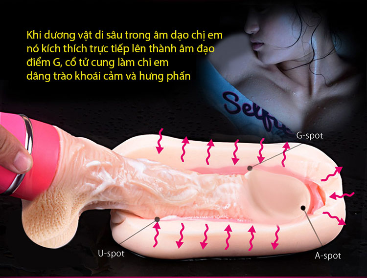  Cửa hàng bán Dương vật giả rung thụt tỏa nhiệt hàng mới về