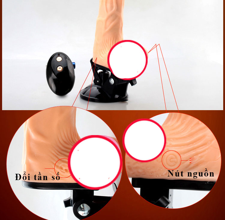  Mua Dương vật giả cao cấp đế xoay rung thụt giá rẻ