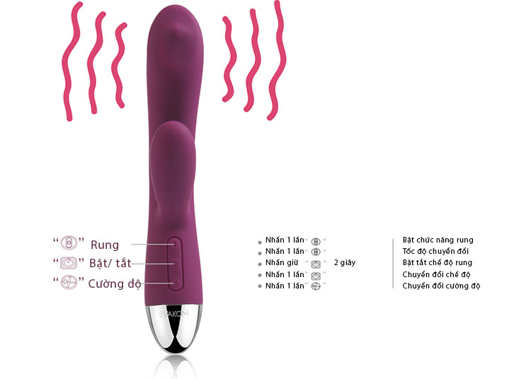  Phân phối Đồ chơi dành cho phụ nữ Trysta G spot USA hàng xách tay