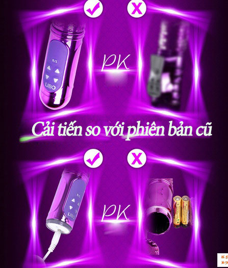  Nhập sỉ Dương vật giả đa năng ngoáy thụt đèn LED chính hãng