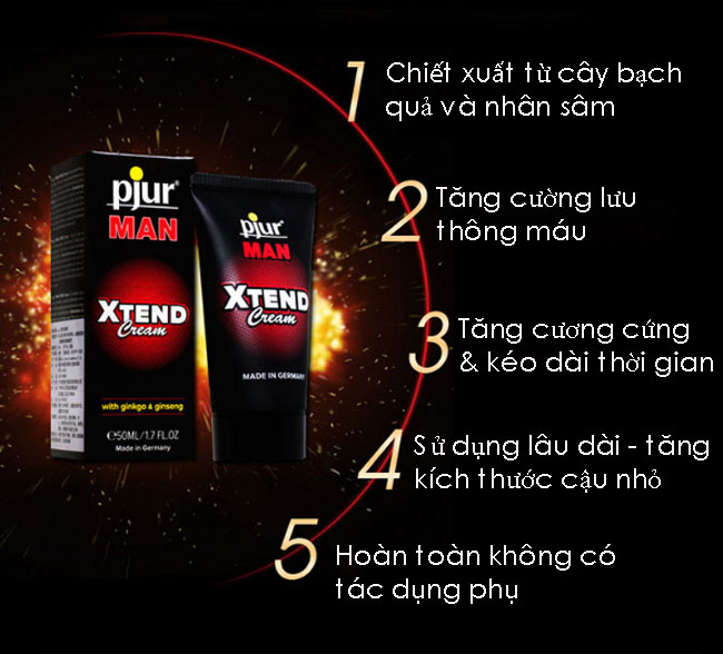  Nhập sỉ Kem cường dương Pjur man Xtend của Đức giá tốt