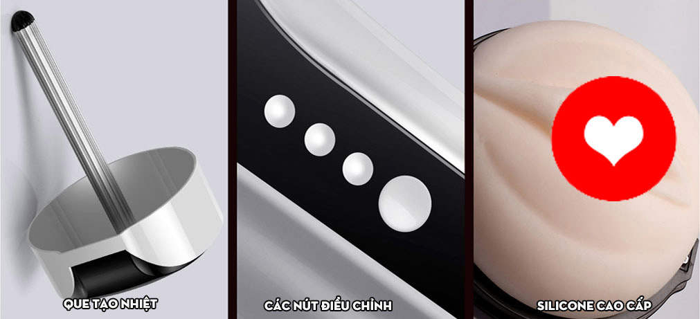  Review Âm đạo giả tự động tạo nhiệt Uzay cao cấp cao cấp