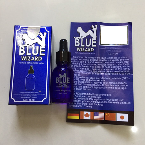 Review Thuốc kích dục nữ Blue Wizard cực mạnh mới nhất