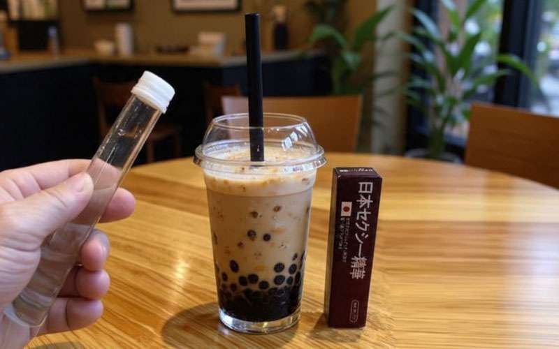 Pha thuốc kích nữ Japan với đồ uống