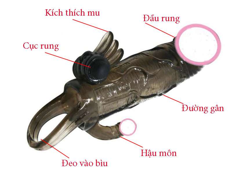 Review Bao đôn dên có quay đeo rung 2 đầu Brave Man cao cấp