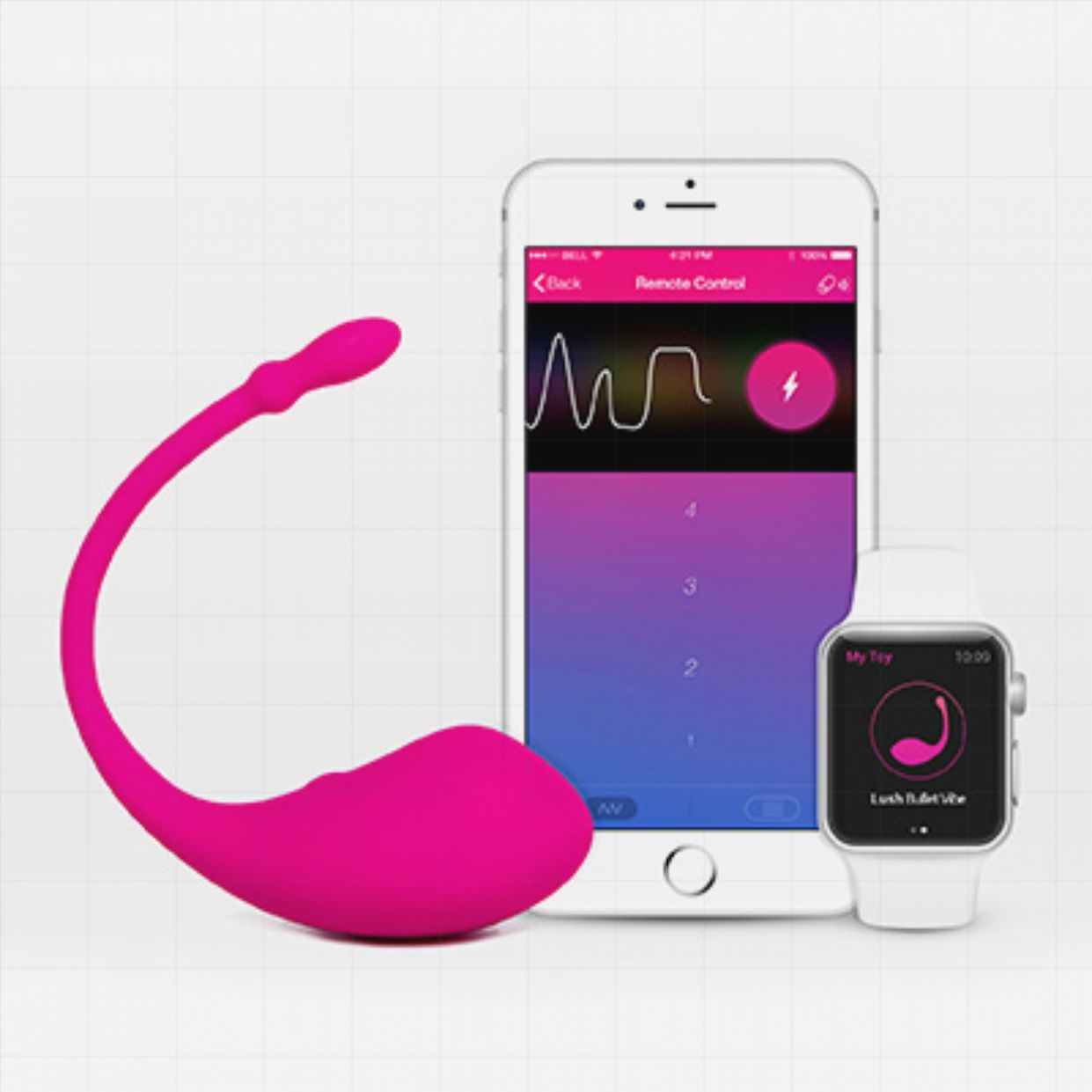  Kho sỉ Trứng rung lush lovense Bluetooth made in USA  cao cấp 