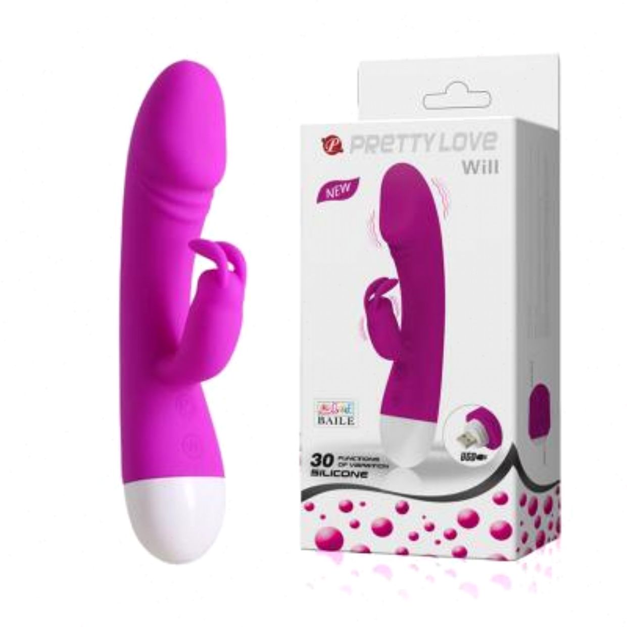  Cửa hàng bán Dương vật siêu rung - PrettyLove Will  giá sỉ 