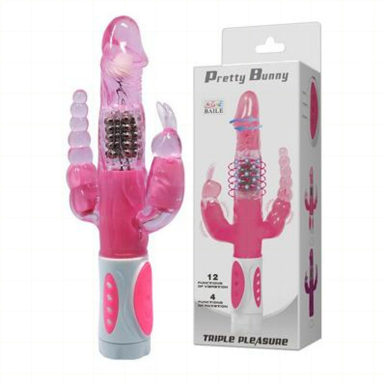  Mua Dương vật giả đa năng Pretty bunny 3 nhánh  tốt nhất 