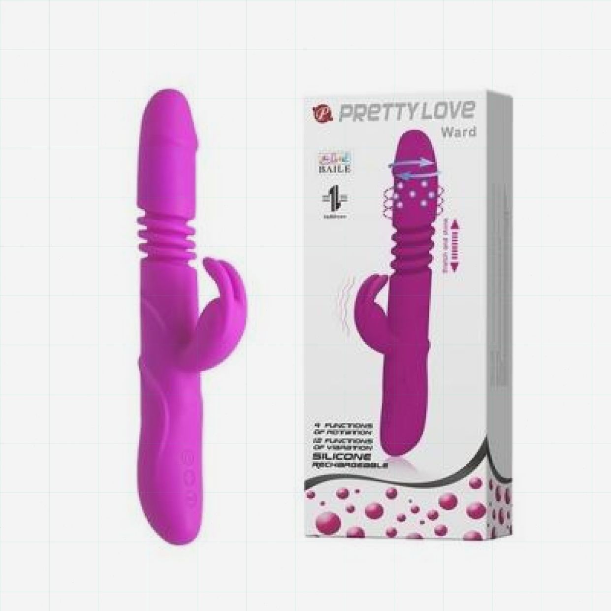  Địa chỉ bán Dương vật rung thụt PrettyLove Ward  giá sỉ 
