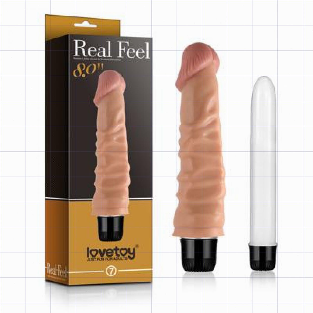 Cung cấp Dương vật Realfeel có rung gân nổi  chính hãng 