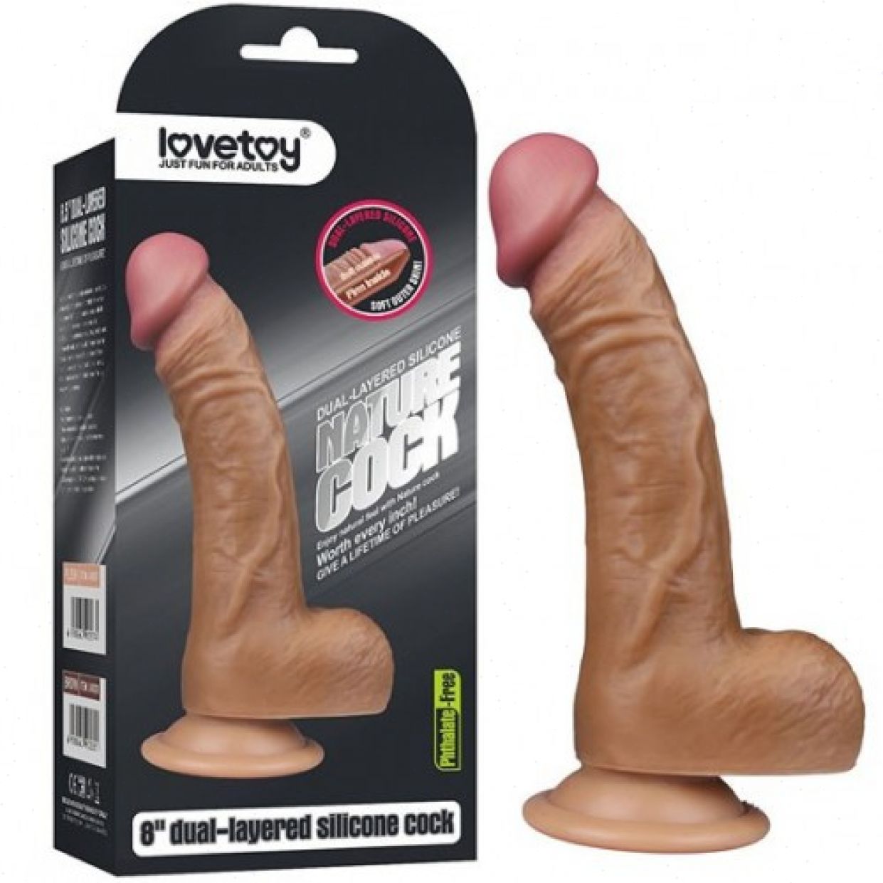  Shop bán Dương vật giả natural cock lovetoy 8 inch  giá tốt 