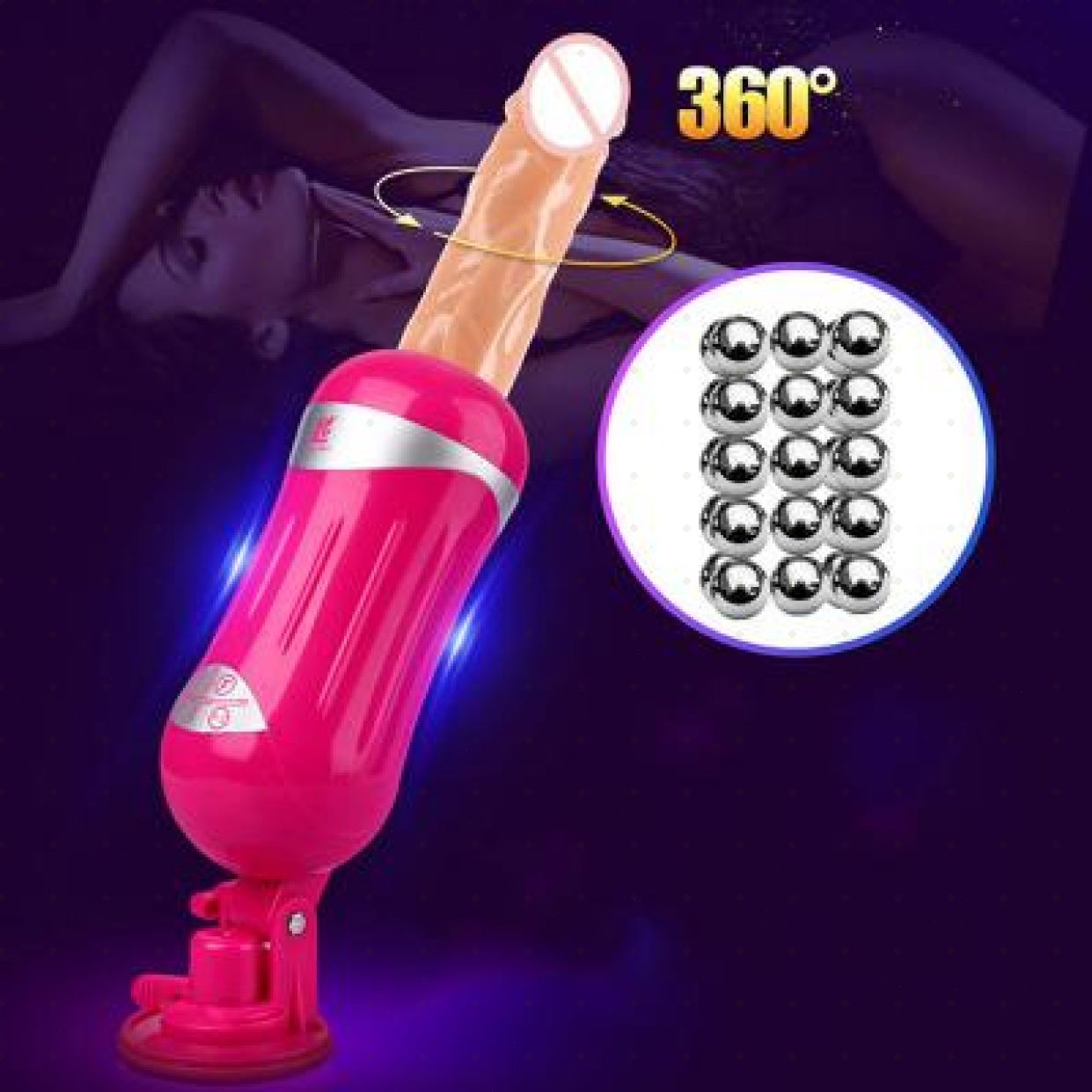  Bảng giá Dương vật giả tự động rung thụt xoay ngoáy EASY.LOVE  mới nhất 
