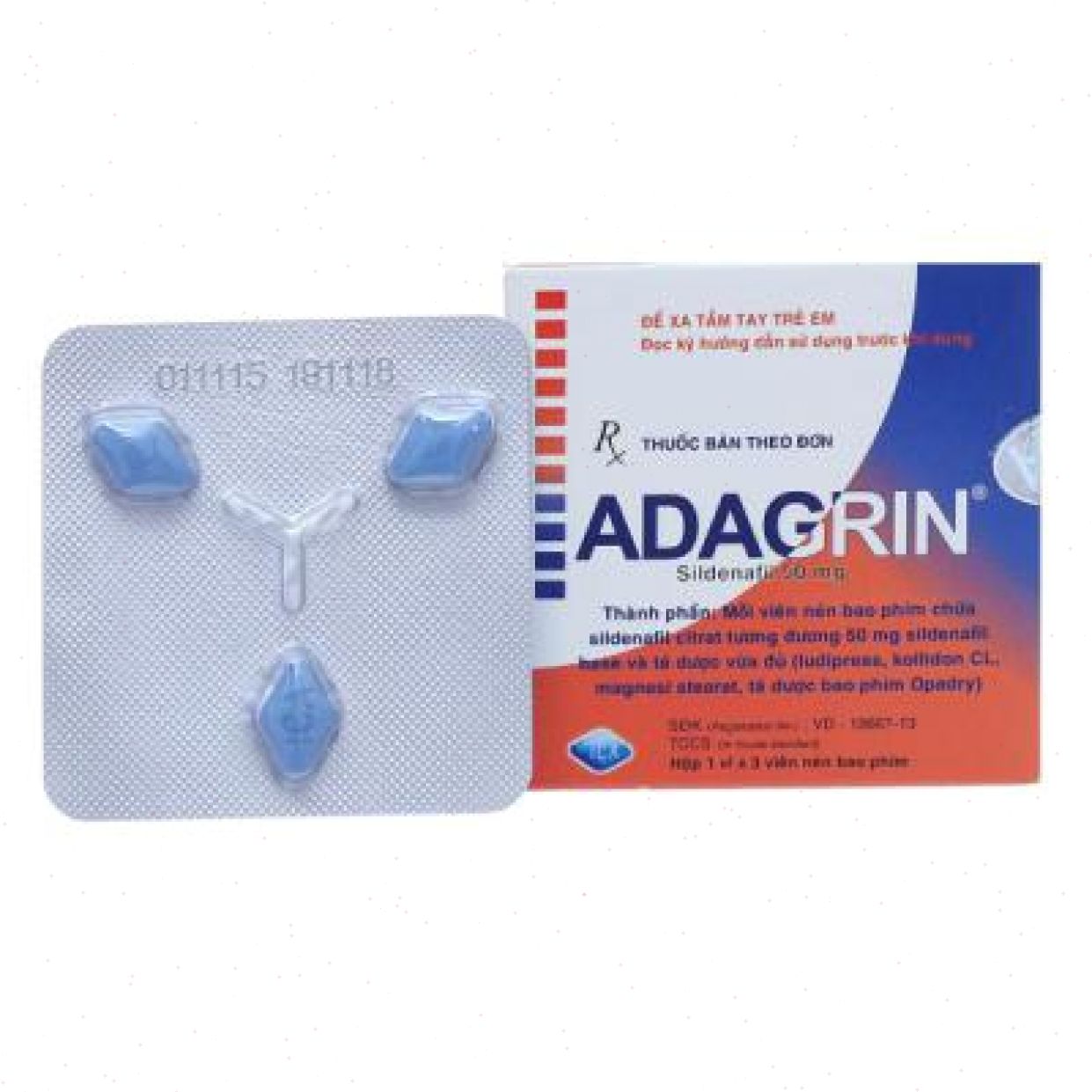  Sỉ Thuốc trị rối loạn cương dương Adagrin  mới nhất 