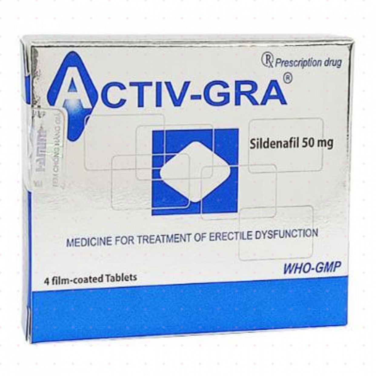  Mua Thuốc Activ-Gra 50mg kéo dài thời gian yêu tức thì  hàng mới về 