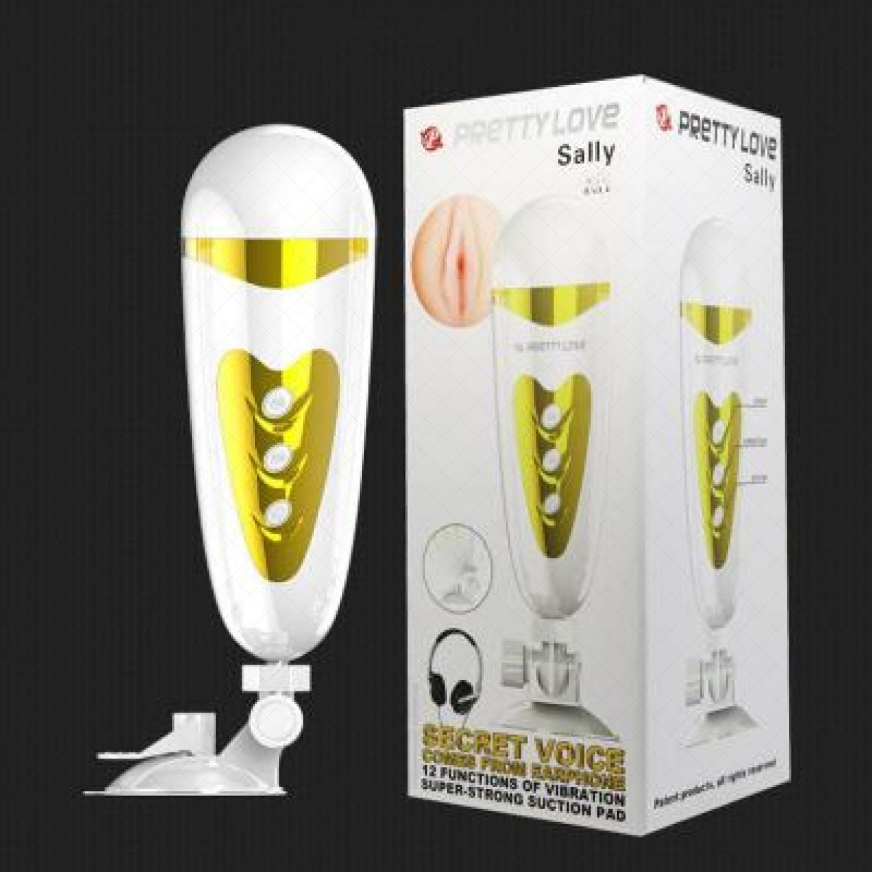  Địa chỉ bán Cốc thủ dâm gắn tường rung rên cao cấp- Pretty Sally  cao cấp 