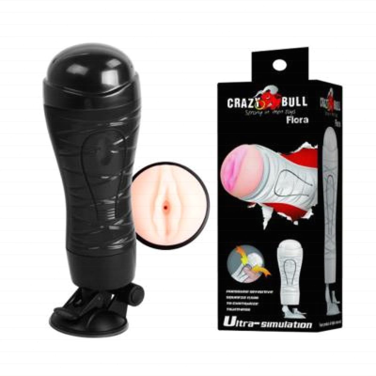  Bảng giá Mua Âm đạo giả có đế hít tường Crazy Bull Flora  hàng xách tay 