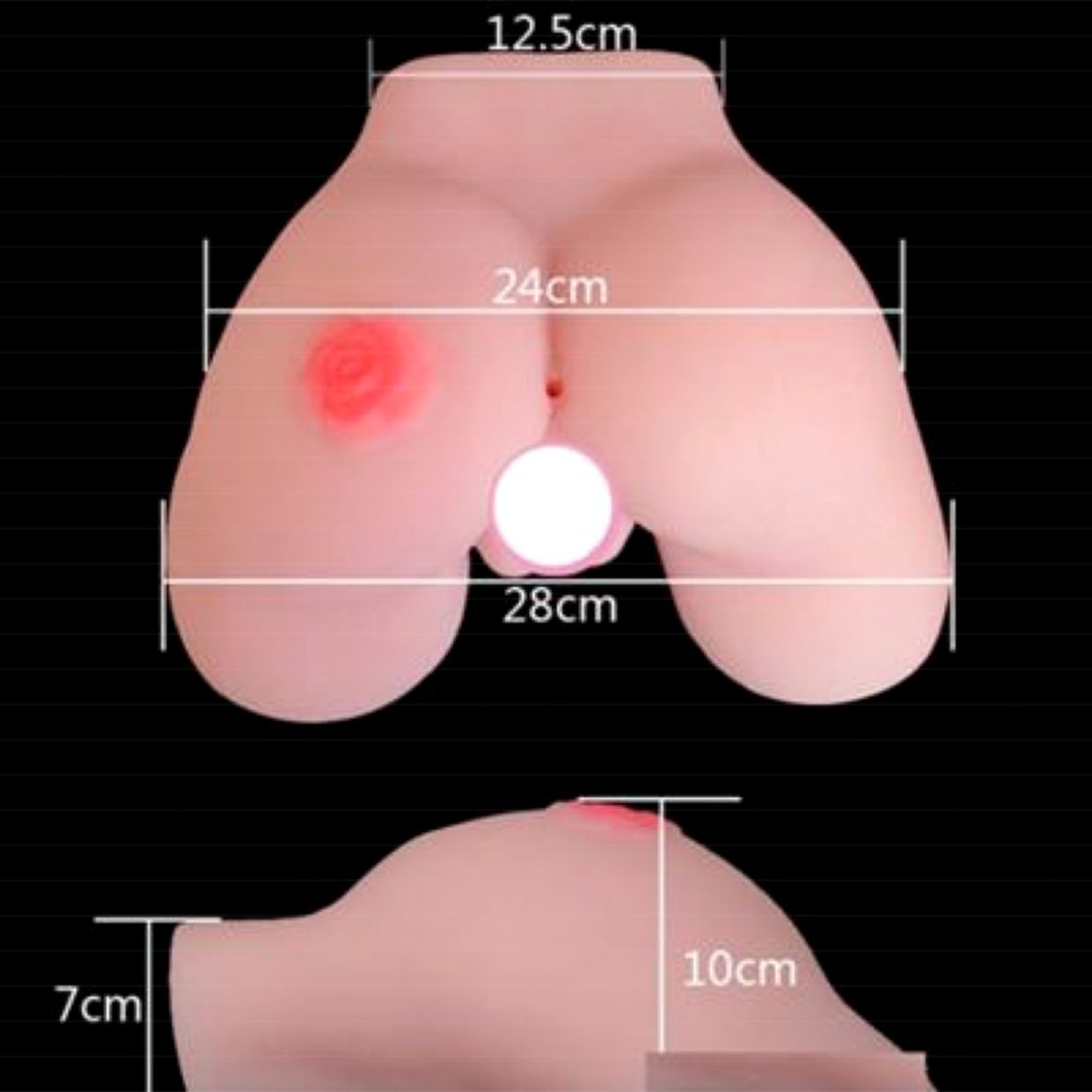  Đại lý Âm đạo giả hoa hồng dạng mông  chính hãng 