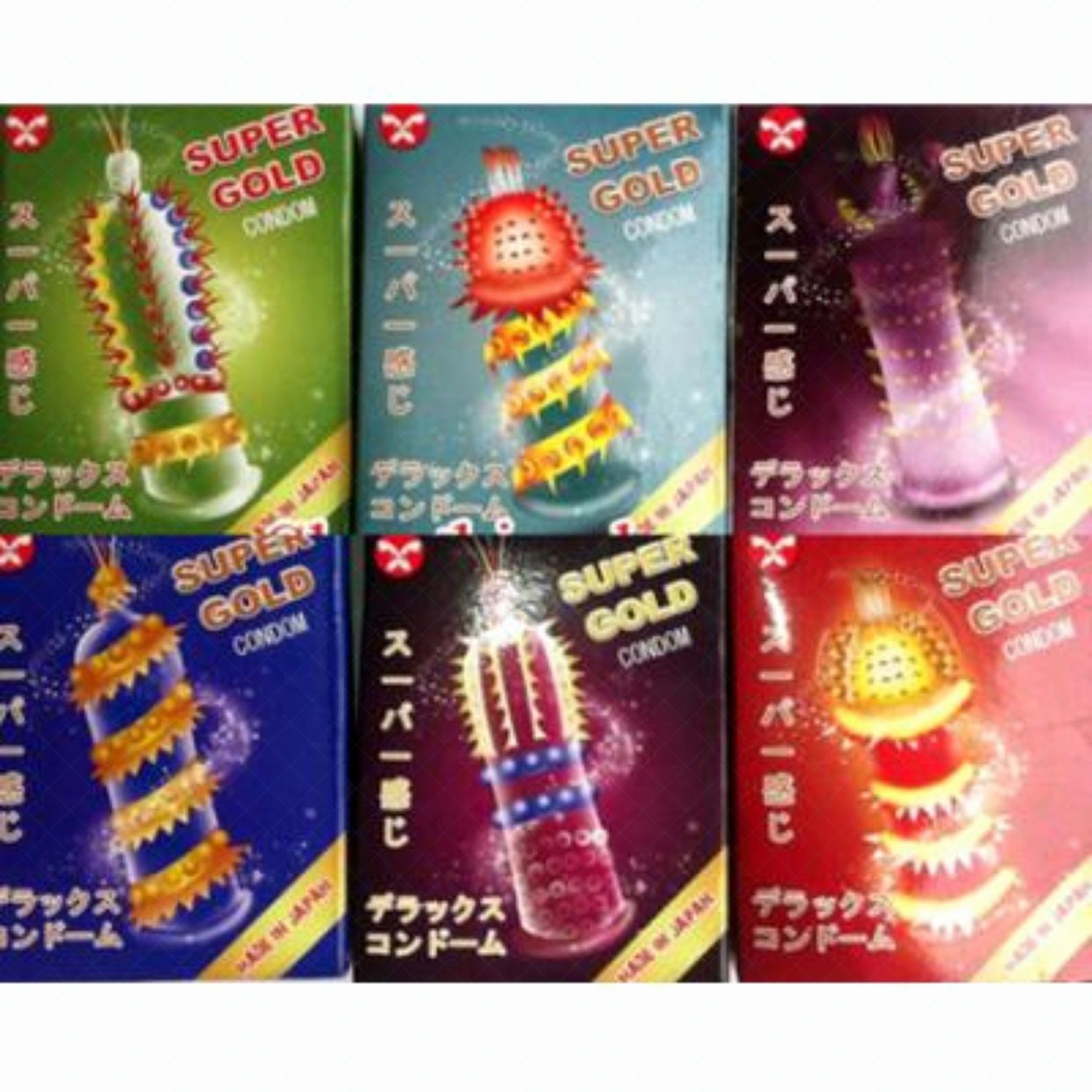  Kho sỉ 5 hộp Bao Cao Su Siêu Gân Gai Super Gold  hàng mới về 